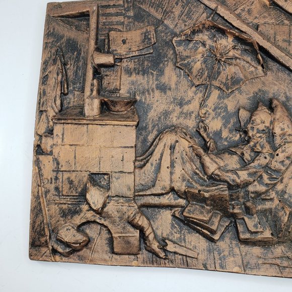 Carl Spitzweg Poor Poet Wall Hanging Heavy Decor - Picture 6 of 10